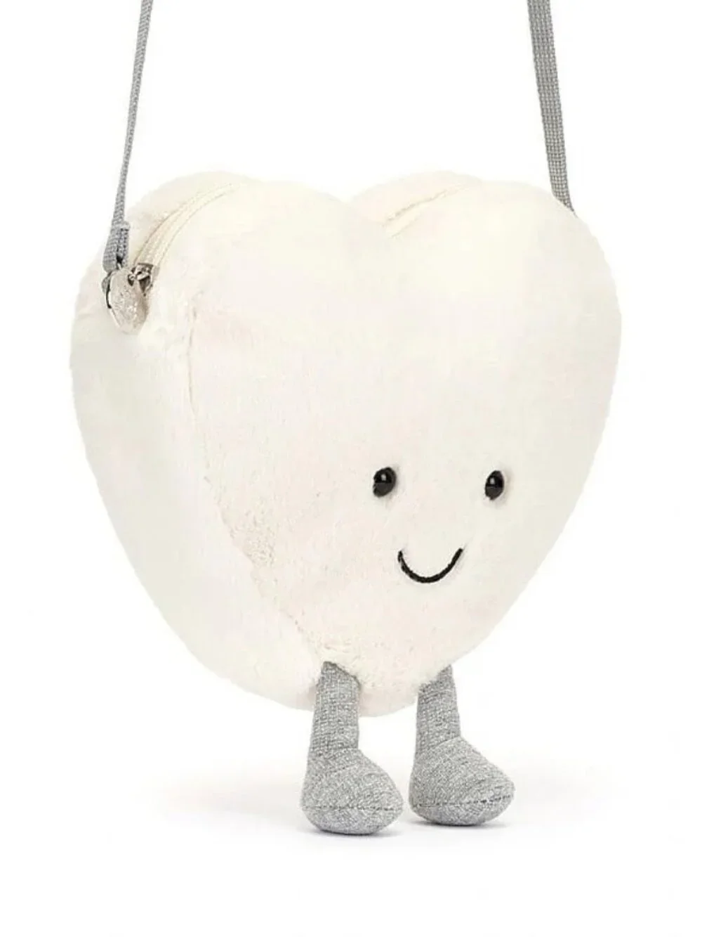 RETIRED Jellycat Amuseables CREAM HEART Bag Authentic US seller NWT crossbody